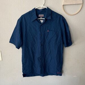 QUICKSILVER Men's Navy Button-Down Shirt